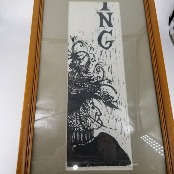 Witch Spring Cometh Again Black White Art Peter McClure Cole Framed Signed #4/6 - Picture 12 of 12